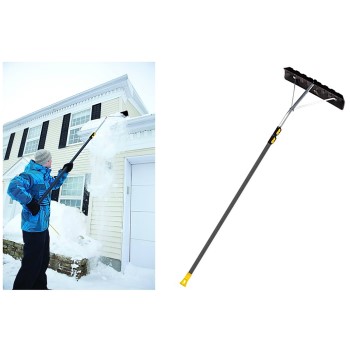 True Temper Telescoping Snow Roof Rake ~ 24"