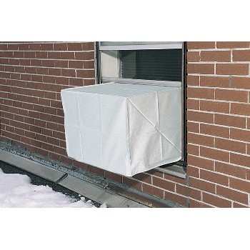 Window Air Conditioner Cover, Silver/Gray 27 x 18 x 18 inches