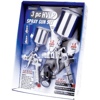 Wilmar Corp M503 Hvlp Spray Gun Kit - 3 Piece