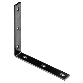 National N351-468 Corner Brace, Black ~ 10.25" x 1.5" x 1/4"