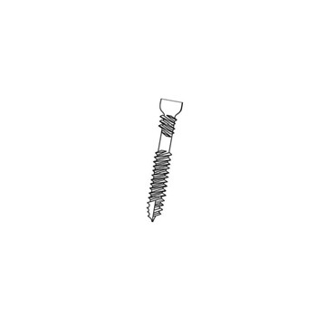 GRK Fasteners 17079 Composite Screw, Reverse Thread 8 x 2-1/2 inch