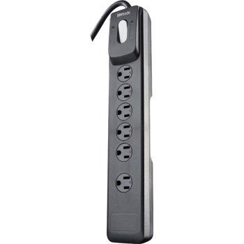 Woods Brand 6 Outlet Surge Protector w/4' Cord