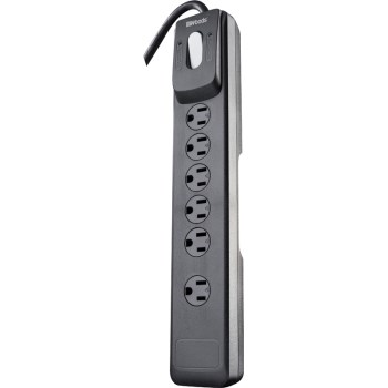 Coleman Cable 41494 Woods Brand 6 Outlet Surge Protector w/4 Cord