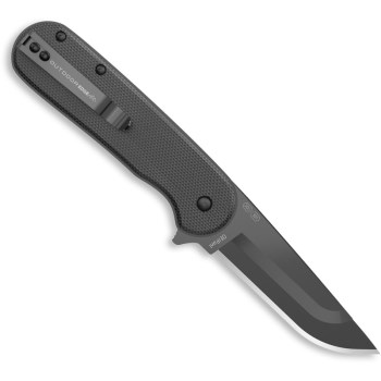 Outdoor Edge RazorSafe Carry Knife, Black G10 - 3"