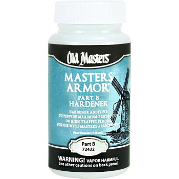 Master Armor Part B Hardener  ~  4 oz