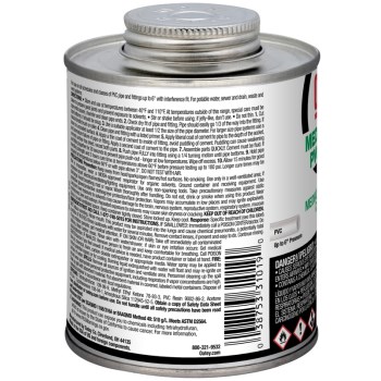 16oz Med Clear Cement