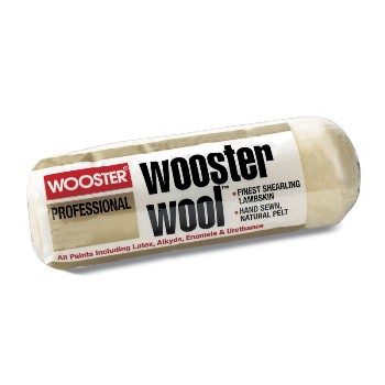 Wooster  0RR6320090 Wool Roller Cover, 1 / 2 x 9 inches, Rr632 