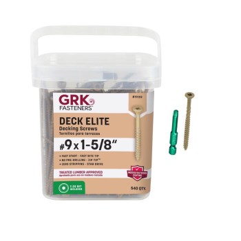 GRK Deck Screw - #9 x 1-5/8", 540pk