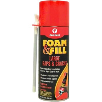 Red Devil 0909 Interior & Exterior Triple Expanding Foam ~ 12 oz Aerosol