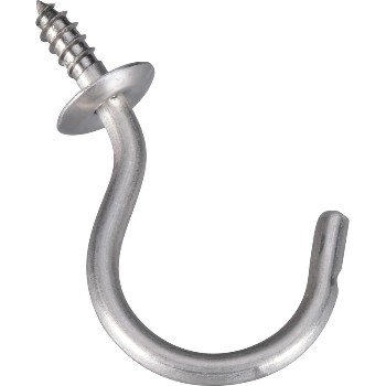Cup Hooks, Stainless Steel ~ 1 1/2"