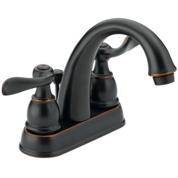 Delta Faucet B2596LF-08 Lavatory Faucet - Two Handle, Oil Rubd Bronze