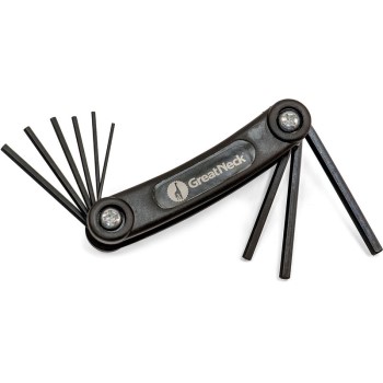 Folding Hex Key Set, 9 piece 