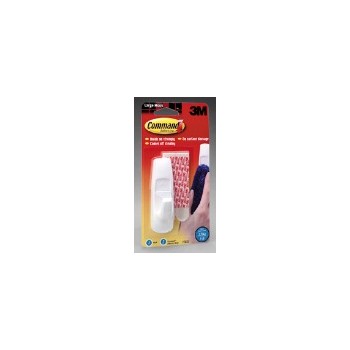 3M 051131651425 Adhesive Hooks - Large White Hook