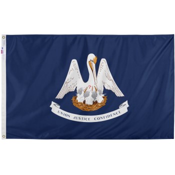 Valley Forge Flag Co LA3 3x5 Louisiana Flag