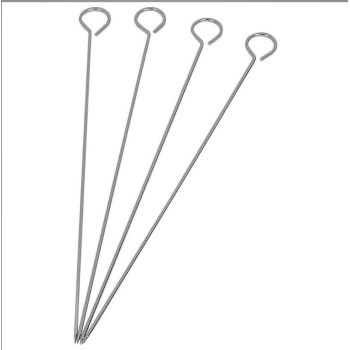 Metal Skewers, Pack of 4 ~ 15"