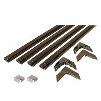 PrimeLine/SlideCo PL7808 Aluminum Screen Frame Kit, Bronze ~ 3/4" x 5/16" x 60"