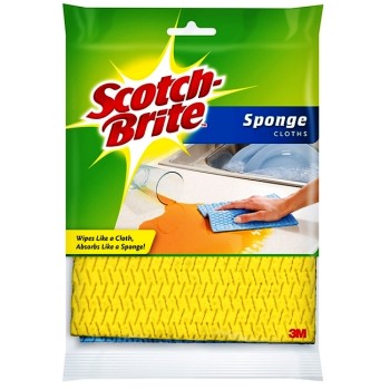 3m 051131671911 Sponge Wiping Cloths - 2pk