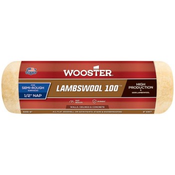 Wooster Lambswool 100 Roller Cover - 9" x 1/2" Nap
