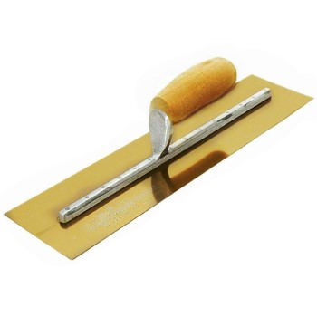 Marshalltown  12150 Golden Stainless Steel Finish Trowel ~ 13" x 5" 