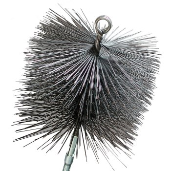 Round Wire Chimney Brush - 10"