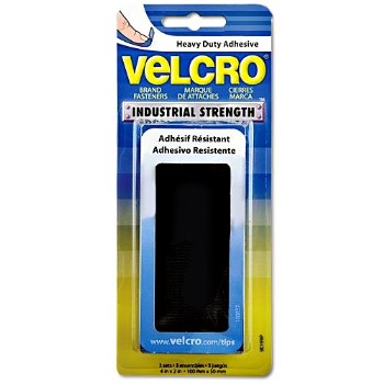 Velcro - Industrial - Black 4 x 2"