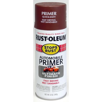 Spray Auto Primer, Red ~ 12 oz