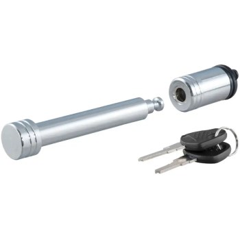 Curt Hitch Lock, Barbell, Chrome - 5/8", Fits 2" or 2-1/2" Receiver