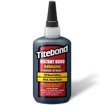 Titebond Instant Bond Adhesive, Jet Black - 2 oz