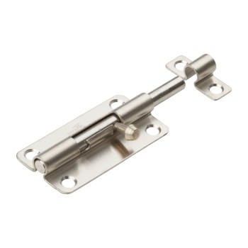 Barrel Bolt, Stainless Steel - 4"