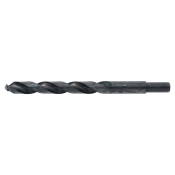 Irwin Black Oxide Drill Bit, Reduced Shank - 29/64"