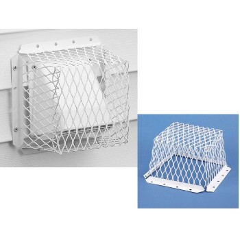 Hy-c Rvg-dvg-3 Dryer Vent Guard, White ~ 7 X 7 X 5"