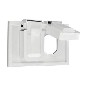 Leviton 002-4976-GY Weather-Resistant Duplex Receptacle