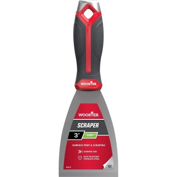 Wooster Stiff Scraper, Stainless Steel - 3"