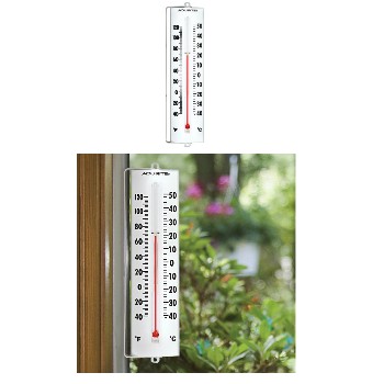 Chaney/AcuRite 00330 Thermometer ~ Outdoor w/Swivel Bracket -  8.5"