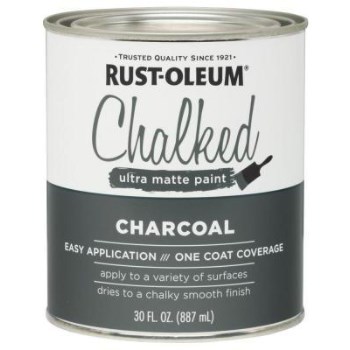 Chalked Ultra Matte Paint, Charcoal - 30 oz