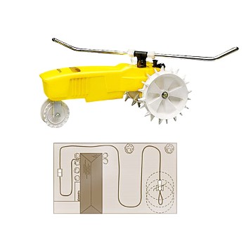 Tractor Sprinkler ~ Rain Train,  Yellow