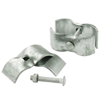 YardGard Galvanized Panel Clamp Set ~ 1 3/8" 