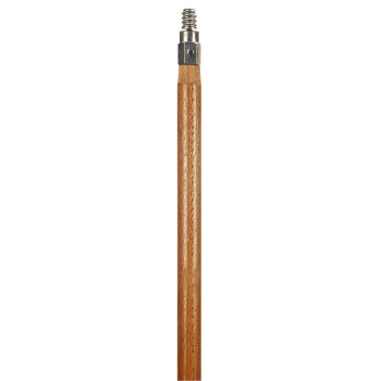 Metal Tip Wooden Broom Handle ~  1-1/8"  x 60"