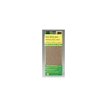 3m 051144090174 Aluminum Oxide Sanding Sheets, 3 2/3 X 9 Inch