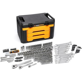GearWrench 257pc Mechanics Tool Set with 3  Drawer Box