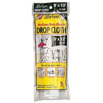 Warp Bros Painters Choice Drop Cloth - 9 Ft x 12 Ft, 0.4 Mil