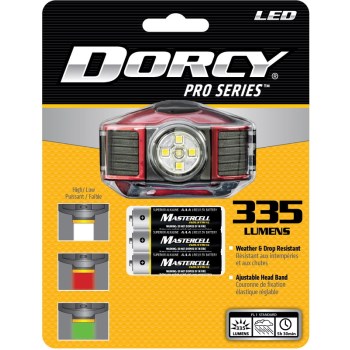 42 Lumen LED Headlight ~ Multi-Function w/3 Color LEDs