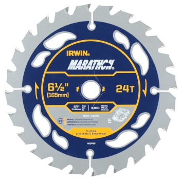 Irwin Marathon Cordless Circular Saw Blade   6-1/2"   24T