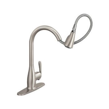 Moen Haysfield One-Handle Pull Down Kitchen Faucet 