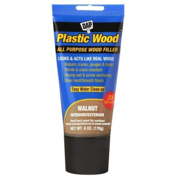 Plastic Wood All-Purpose Wood Filler, Walnut - 6 oz