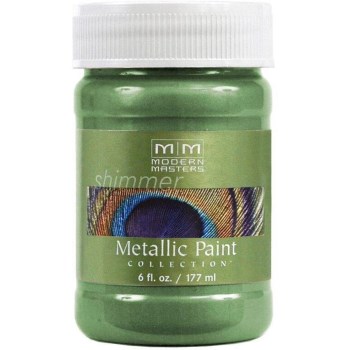 Modern Masters Me434-06 Metallic Paint, Mystical Green 6 Ounce