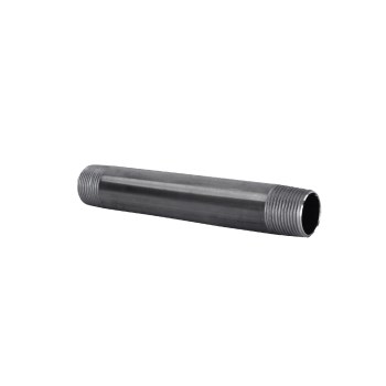 Pipe Nipple, Black Steel - 1/4" x 4-1/2"