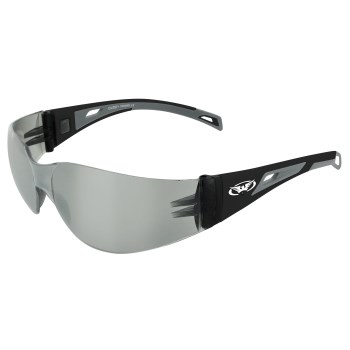 Rider II Safety Glasses, Smoke Mirror Lens