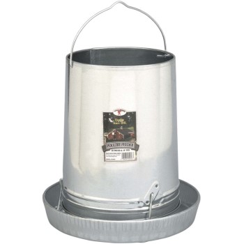 Miller Mfg  914043 30lb Met Poultry Feeder