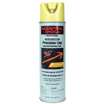 Rust-Oleum 203025 Inverted Marking Paint, Yellow ~ 17 oz Cans